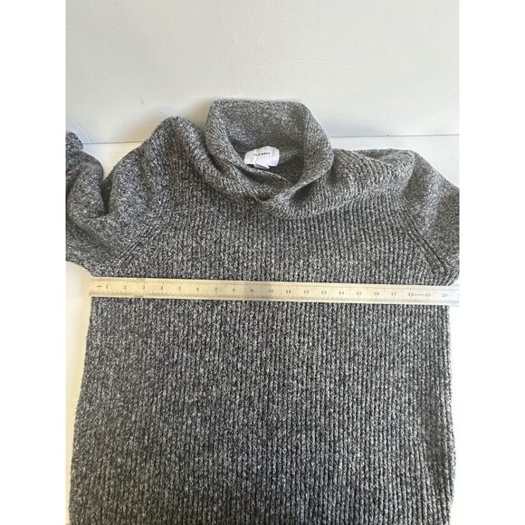Old Navy Knit Sweater Mens‎ M Gray Shawl Collar Button Fall Academia Grandpacore - Picture 5 of 8